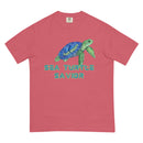 Sea.turtle.savior-Mens garment-dyed heavyweight t-shirt