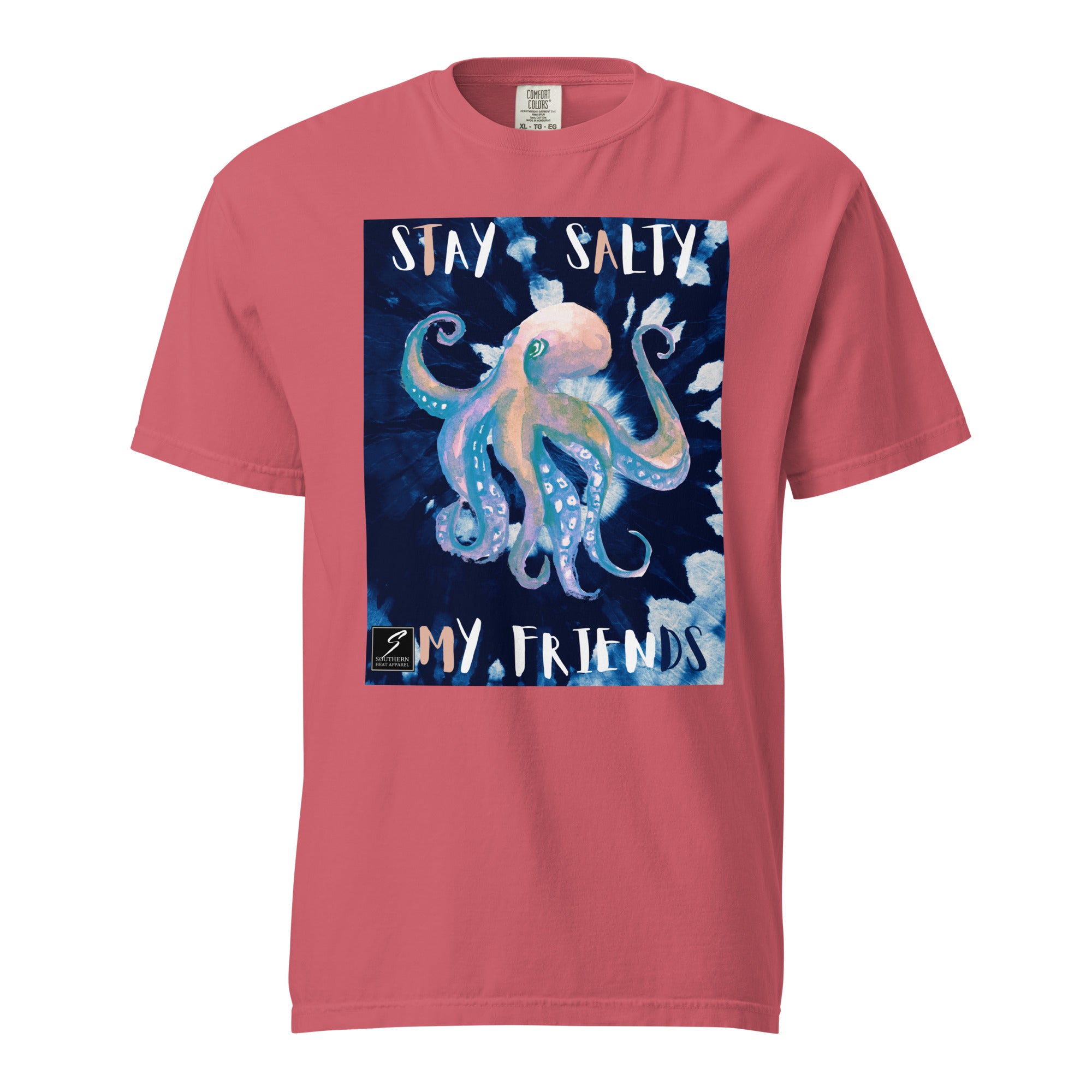 Stay salty-Men's garment-dyed heavyweight t-shirt