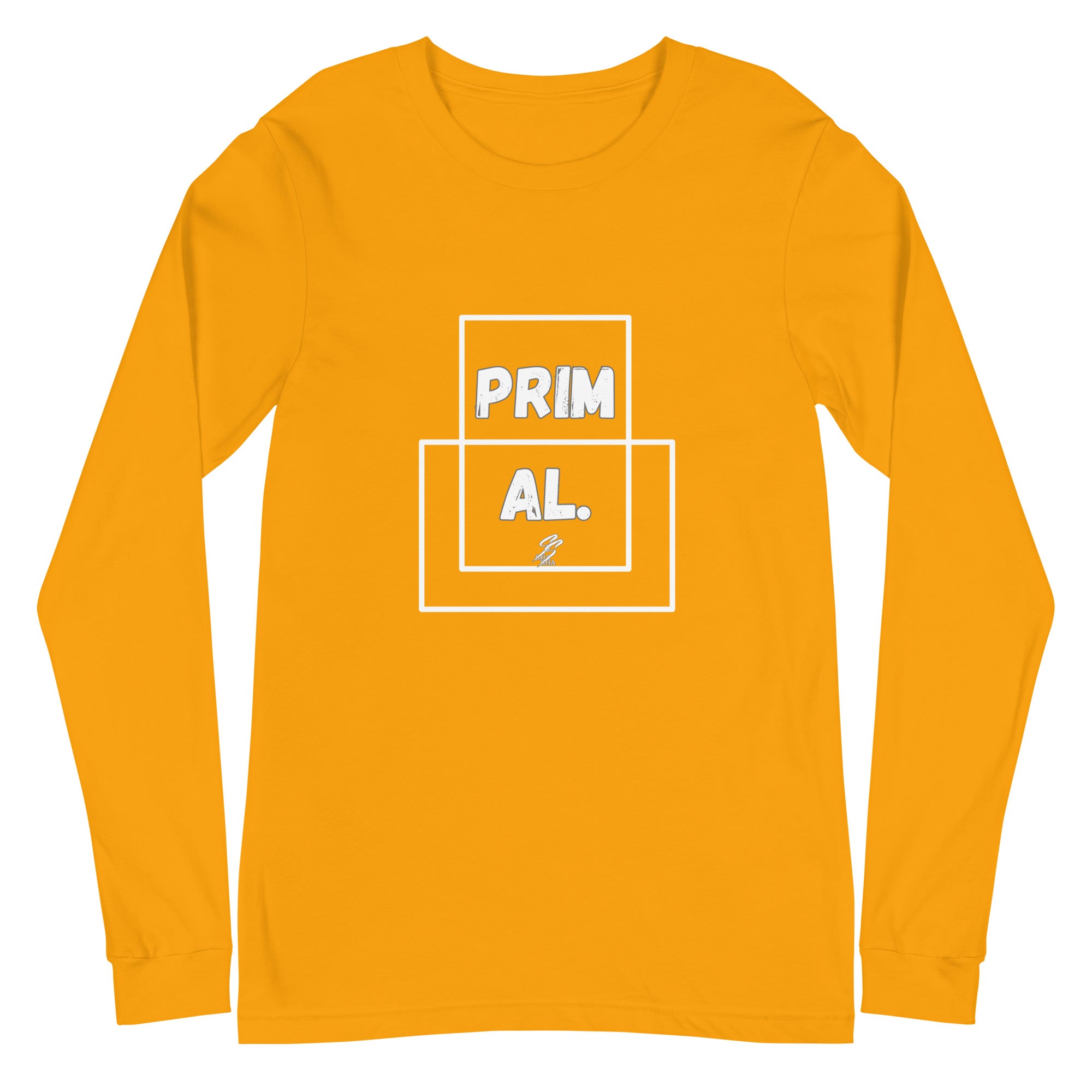 primal, double boxed-Unisex Long Sleeve Tee