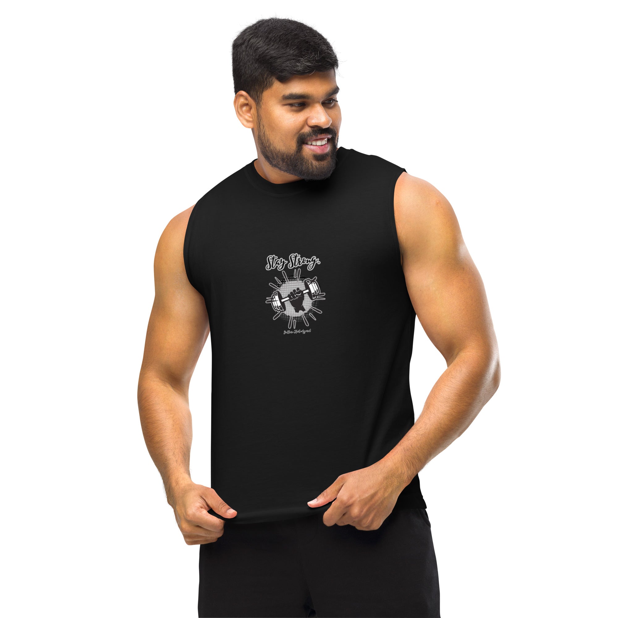 Stay strong-Mens Muscle Shirt