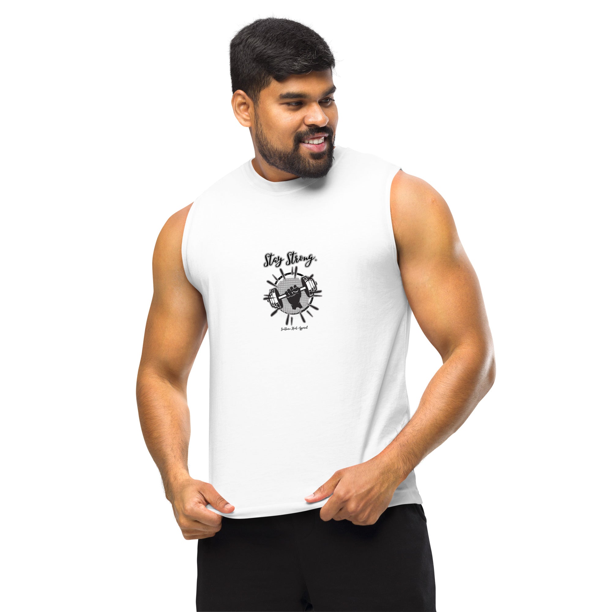 Stay strong-Mens Muscle Shirt