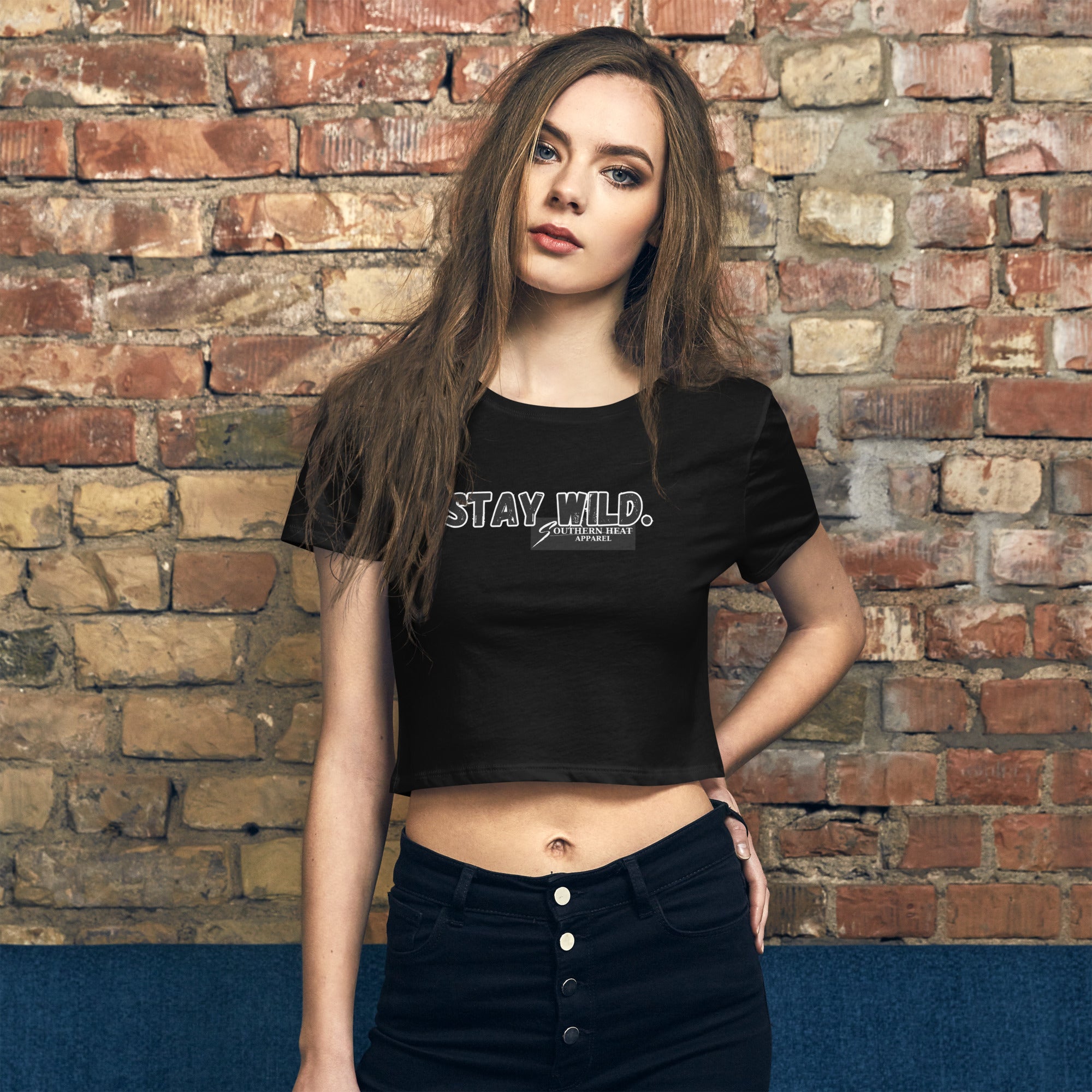 Stay wild-Women’s Crop Tee