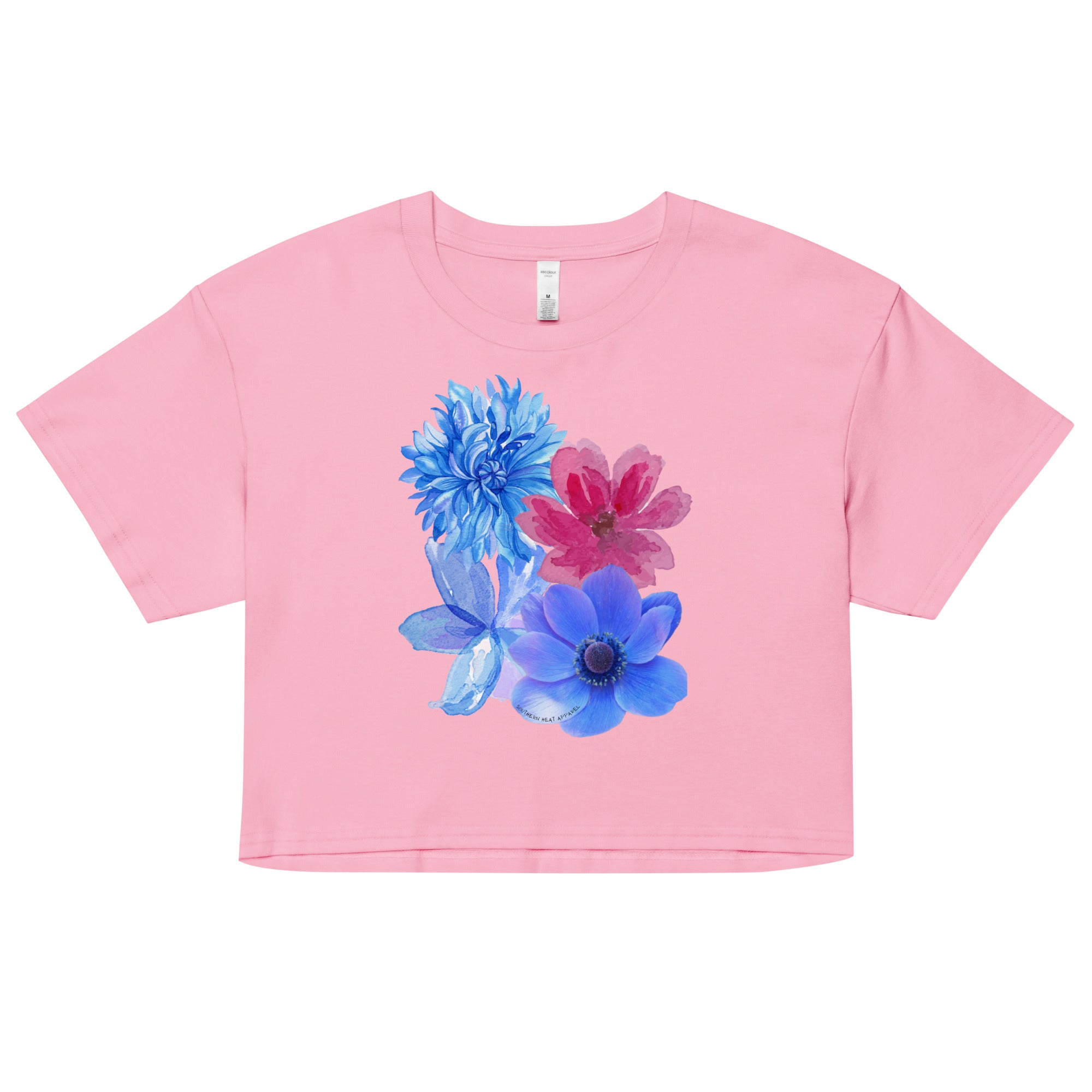 pastel.floral-Women’s crop top