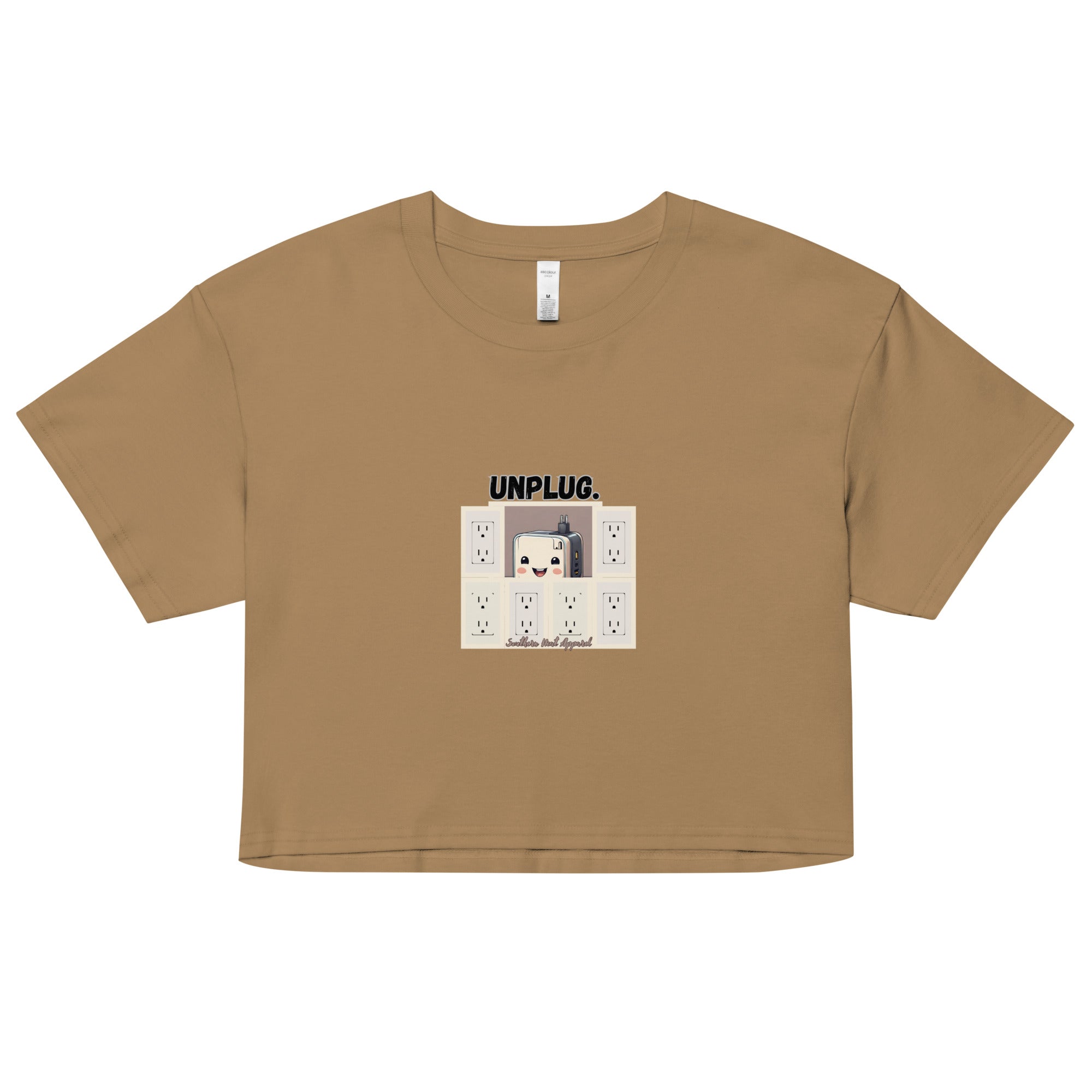 Unplug-Women’s crop top