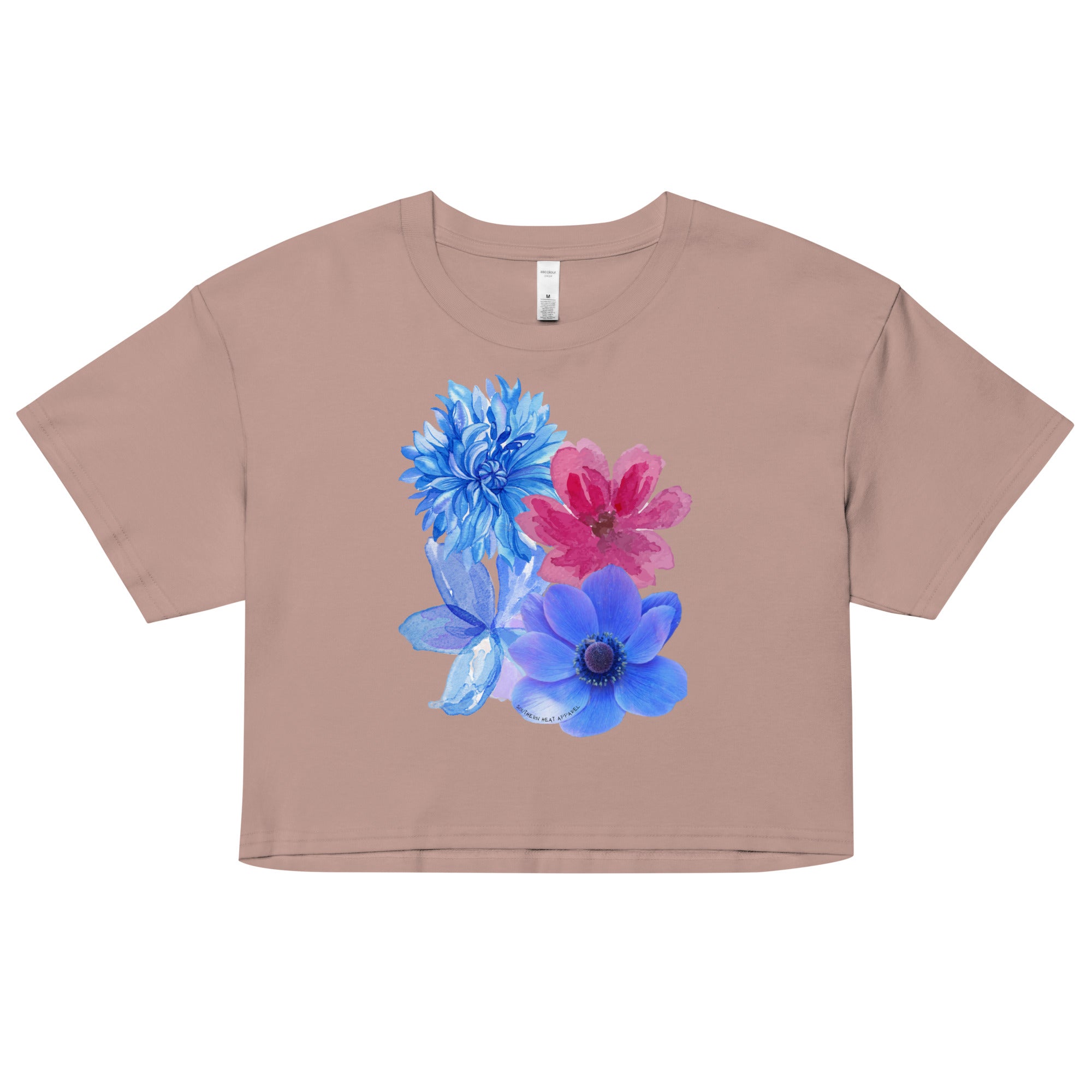 pastel.floral-Women’s crop top