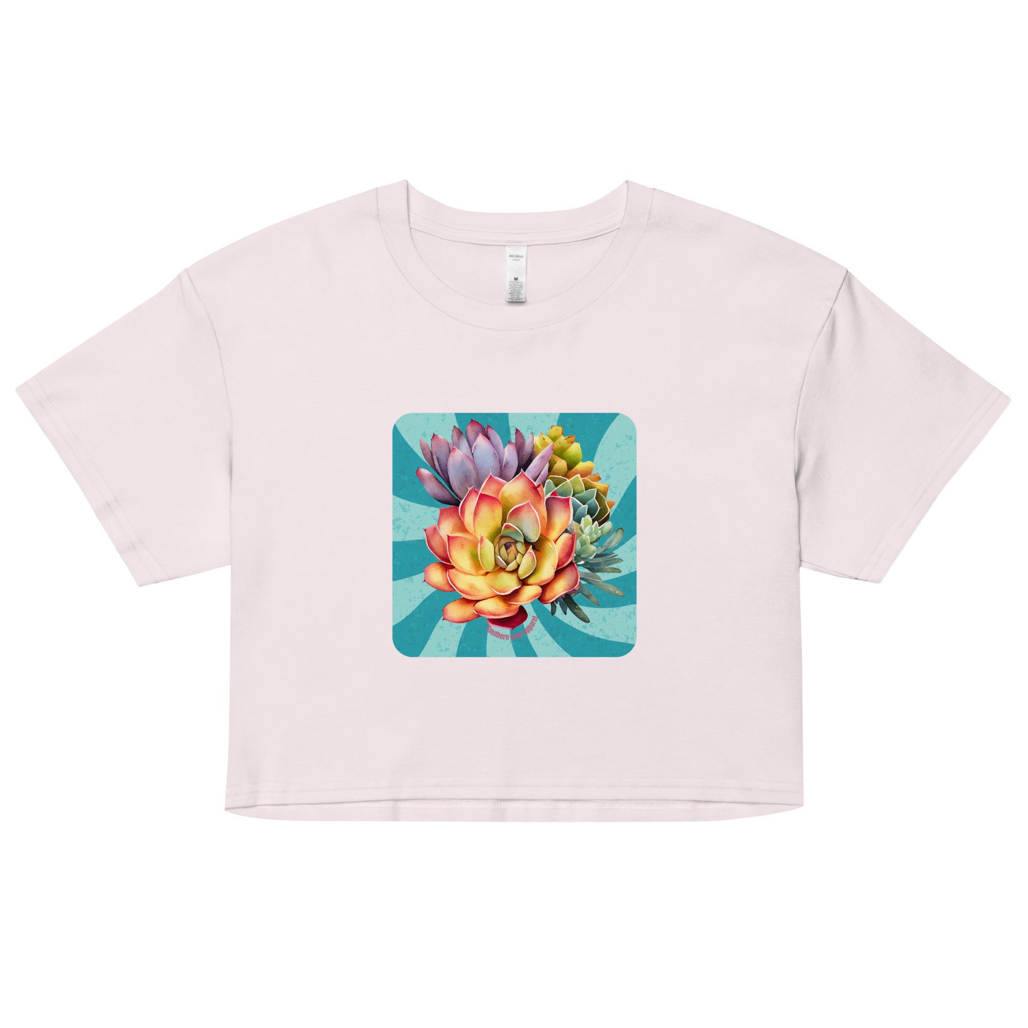 succulent-Women’s crop top