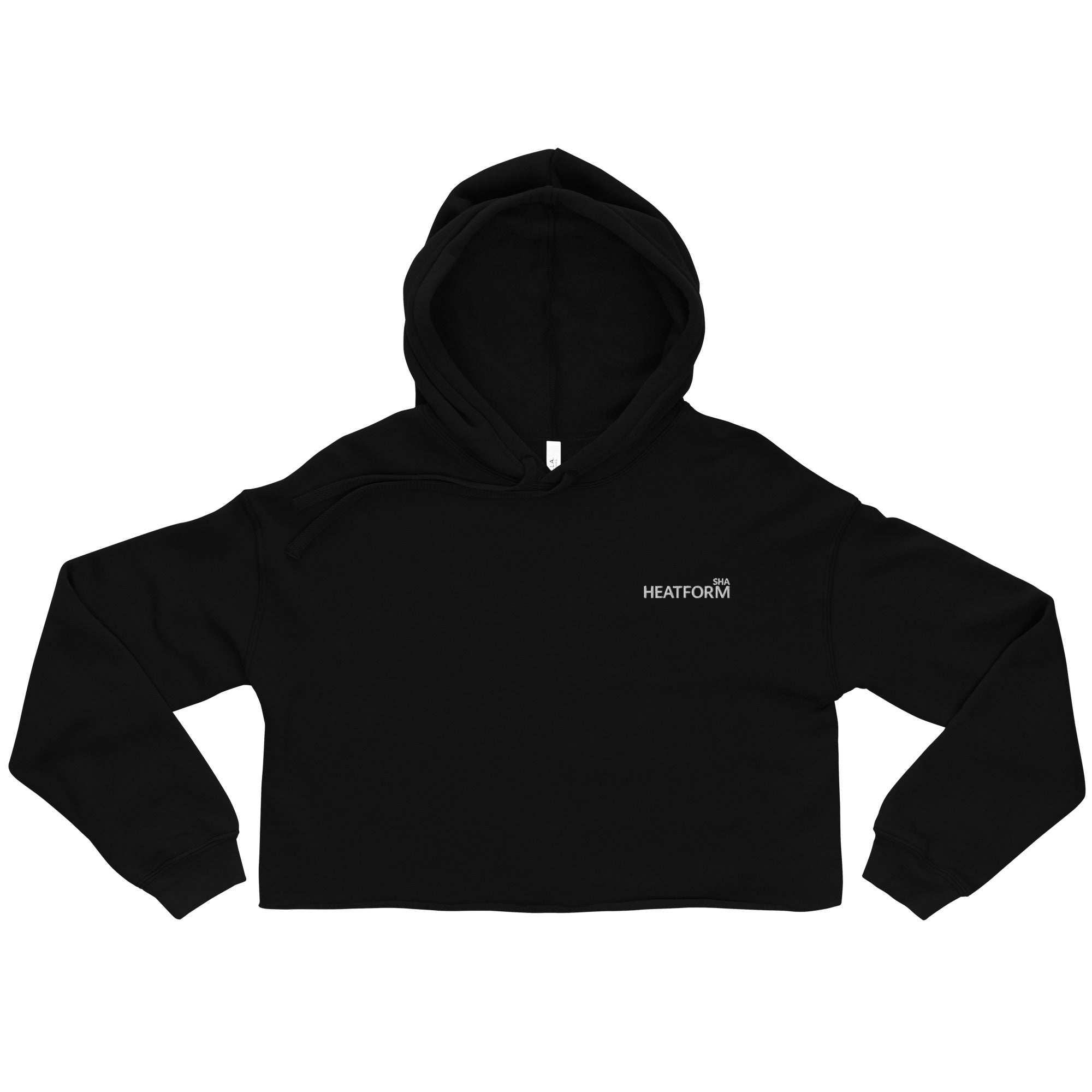SHA EMBROIDERED HEATFORM-Crop Hoodie