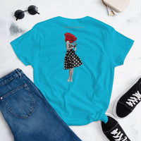 Collage baby carriage-Women's short sleeve t-shirt