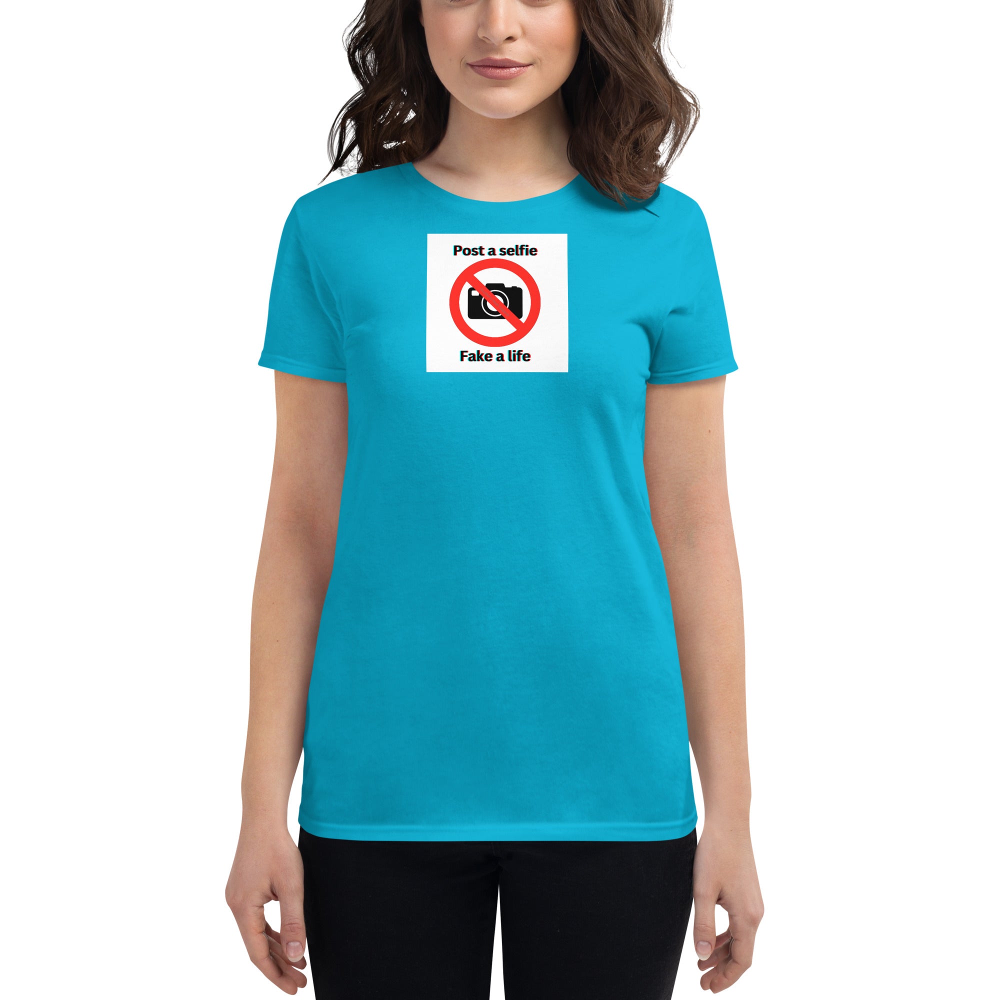 Post a selfie-Women's short sleeve t-shirt