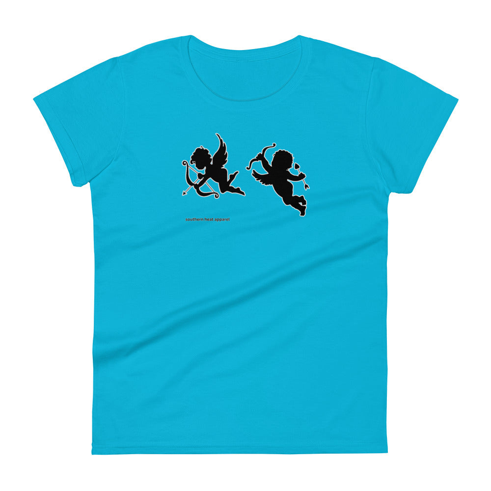 cherubs.in.flight-Women's short sleeve t-shirt