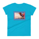 flag.and.eagle-Women's short sleeve t-shirt