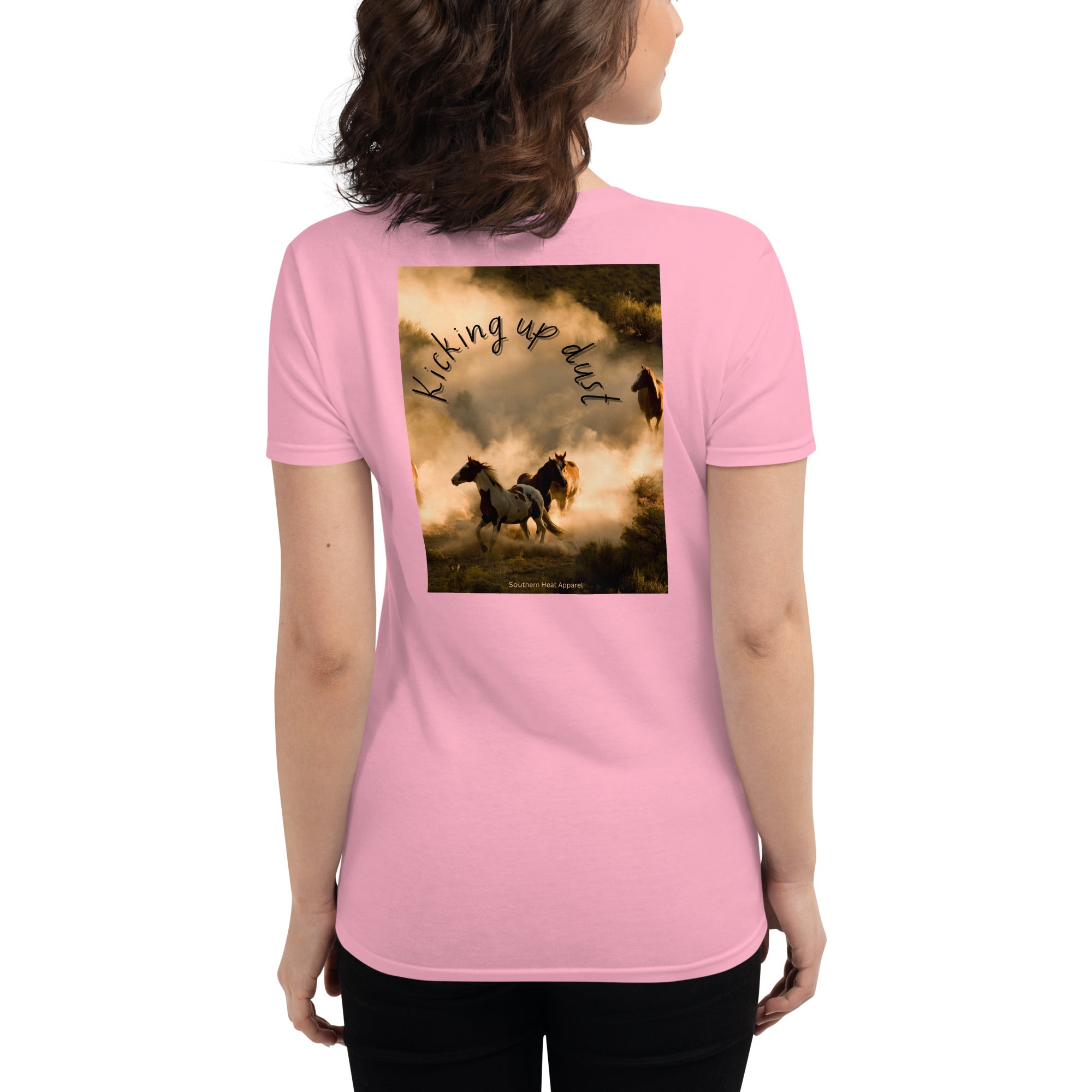 Kicking up dust-Women's short sleeve t-shirt