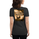 Kicking up dust-Women's short sleeve t-shirt