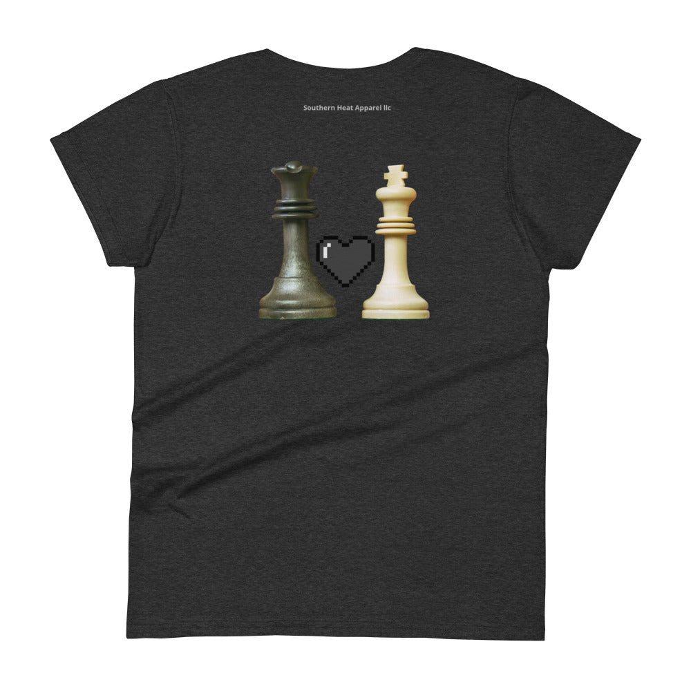 Love is a game-Women's short sleeve t-shirt