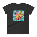 floral-Women's short sleeve t-shirt