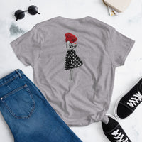 Collage baby carriage-Women's short sleeve t-shirt