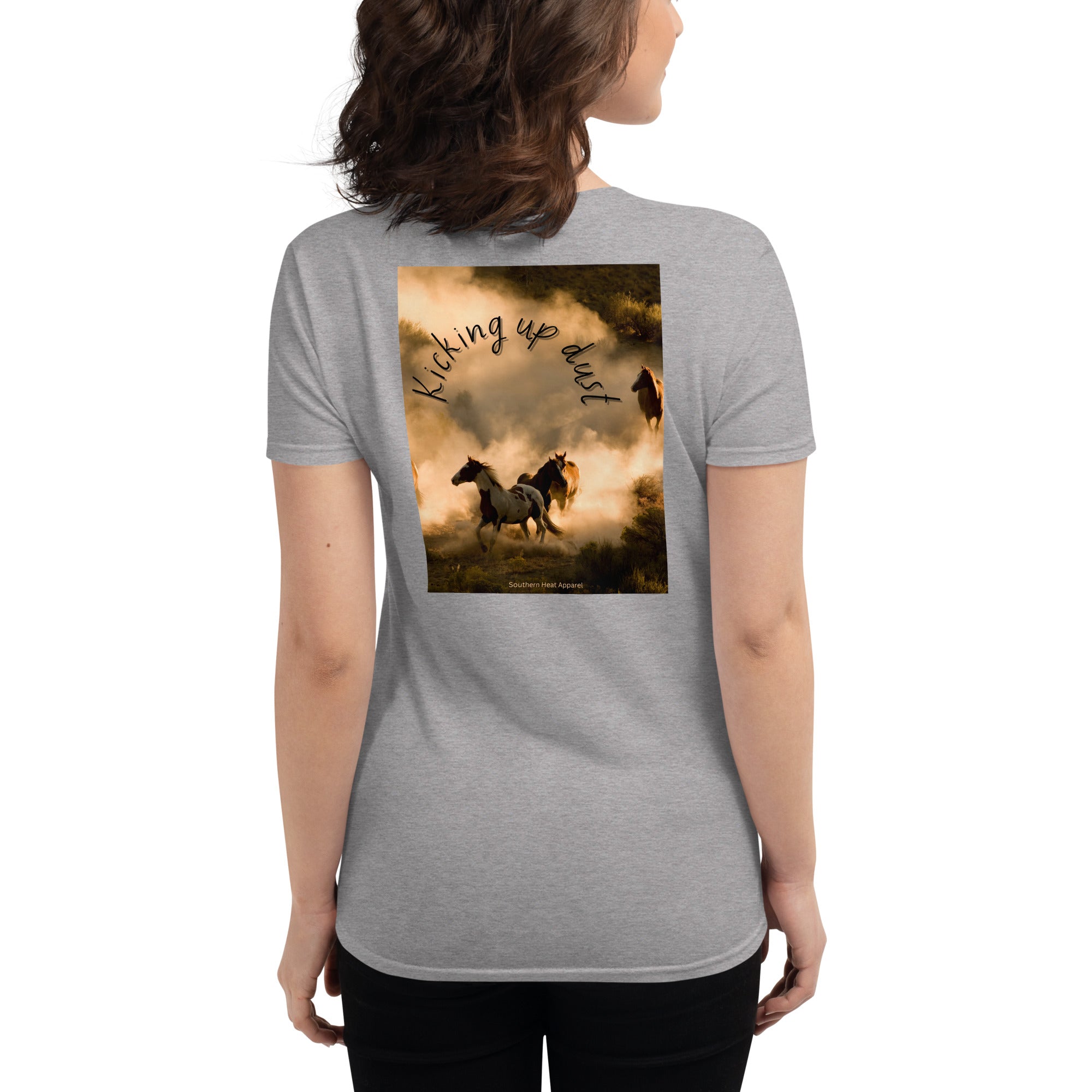 Kicking up dust-Women's short sleeve t-shirt