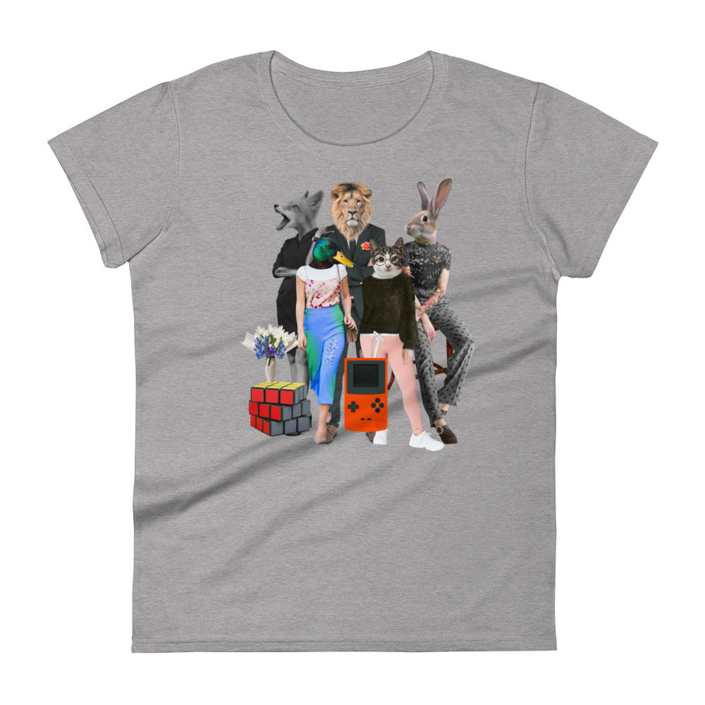 Collage Meeting-Women's short sleeve t-shirt