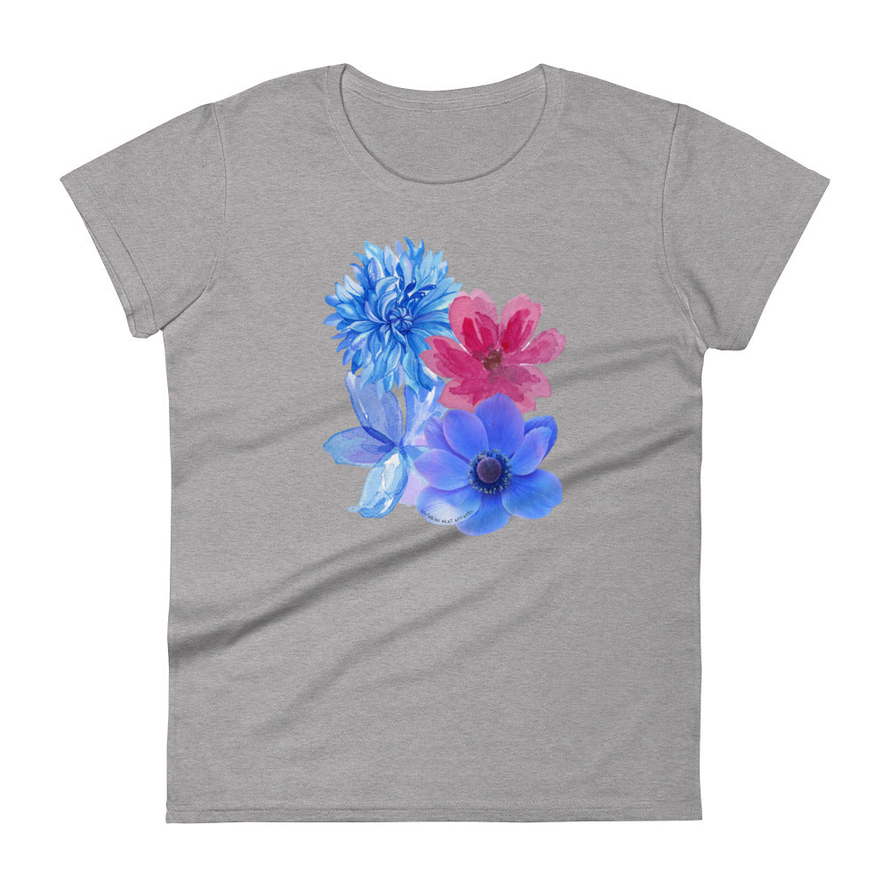 floral.bunch-Women's short sleeve t-shirt