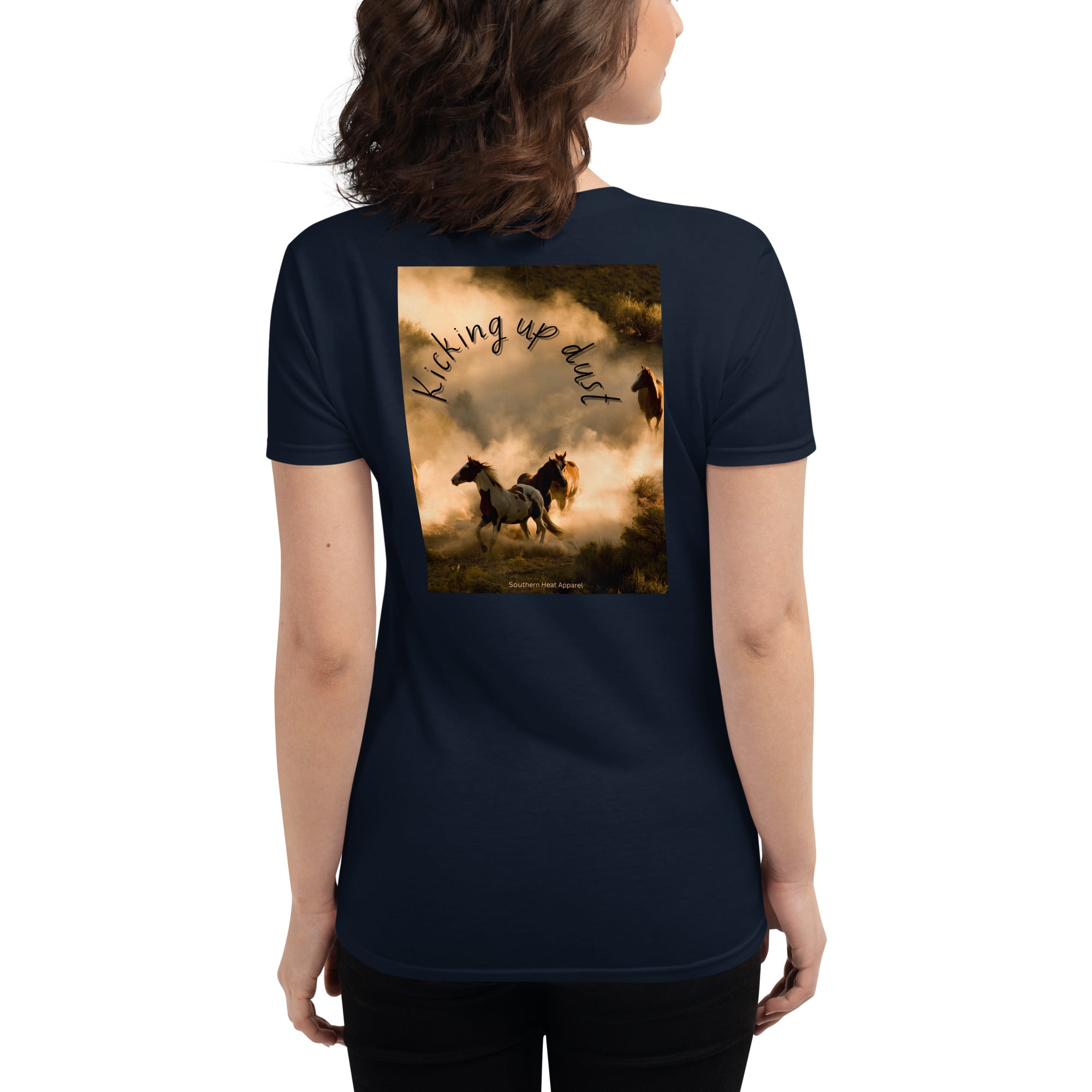 Kicking up dust-Women's short sleeve t-shirt