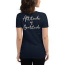 Attitude of gratitude-Women's short sleeve t-shirt