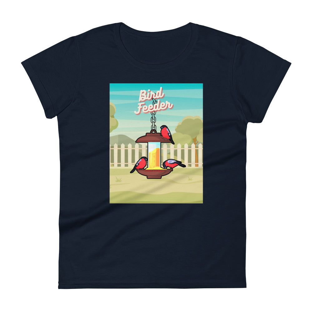 Bird feeder-Women's short sleeve t-shirt