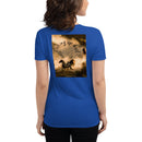 Kicking up dust-Women's short sleeve t-shirt