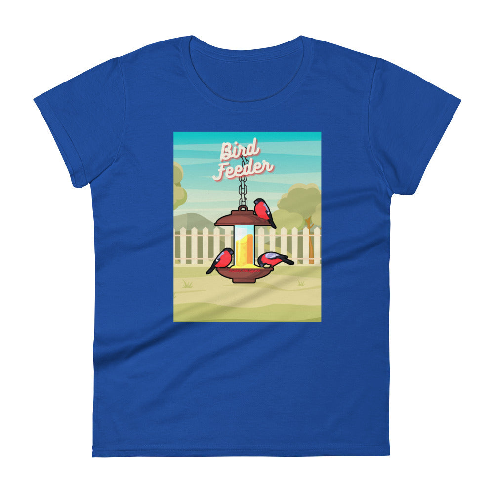 Bird feeder-Women's short sleeve t-shirt