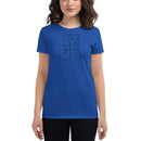 silhouette boxes-Women's short sleeve t-shirt