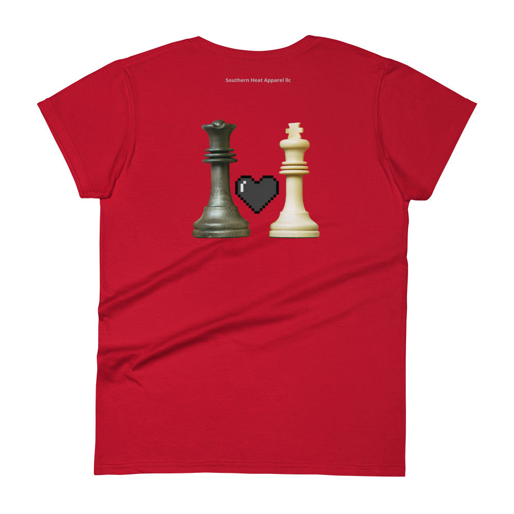 Love is a game-Women's short sleeve t-shirt