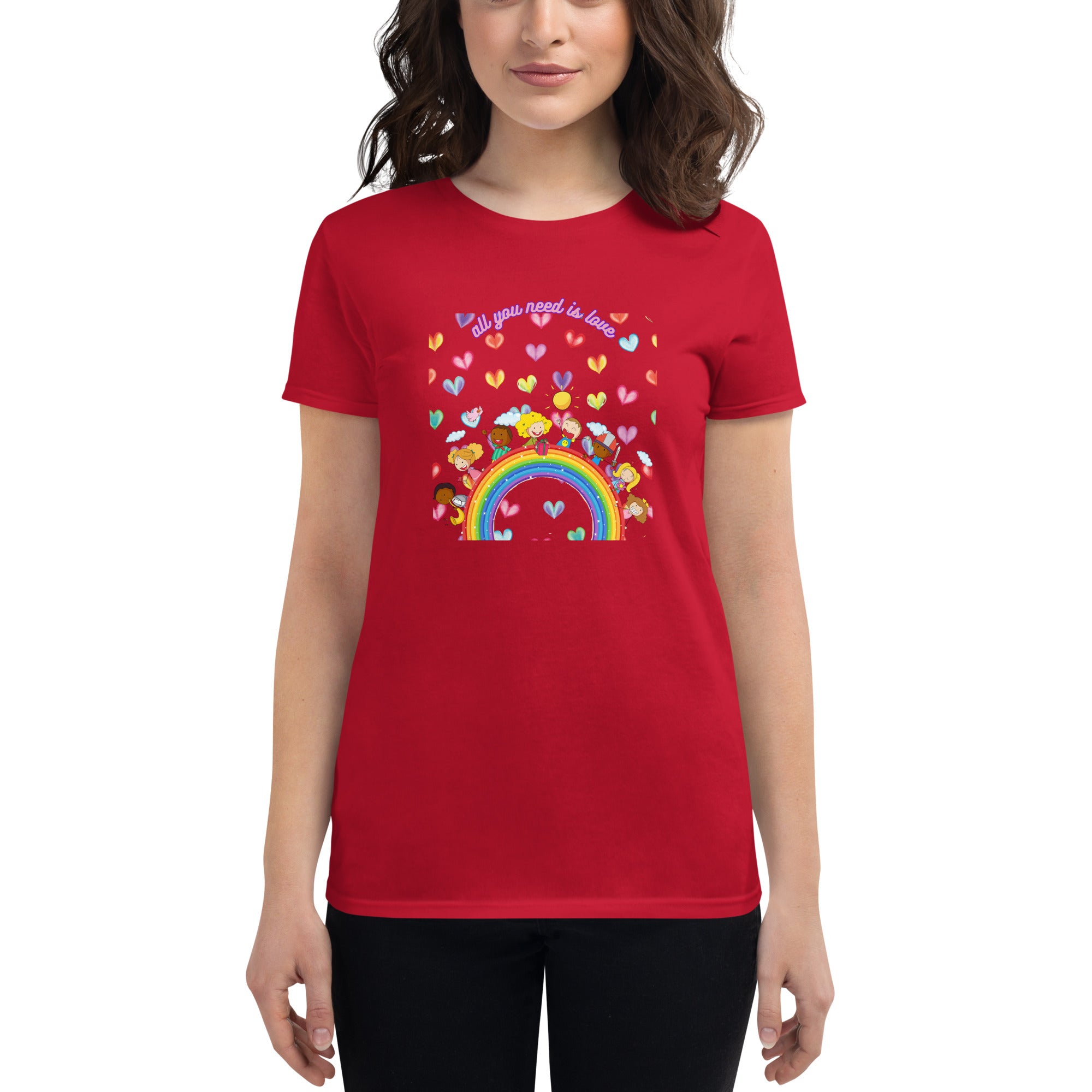 all.you.need.is.love-Women's short sleeve t-shirt