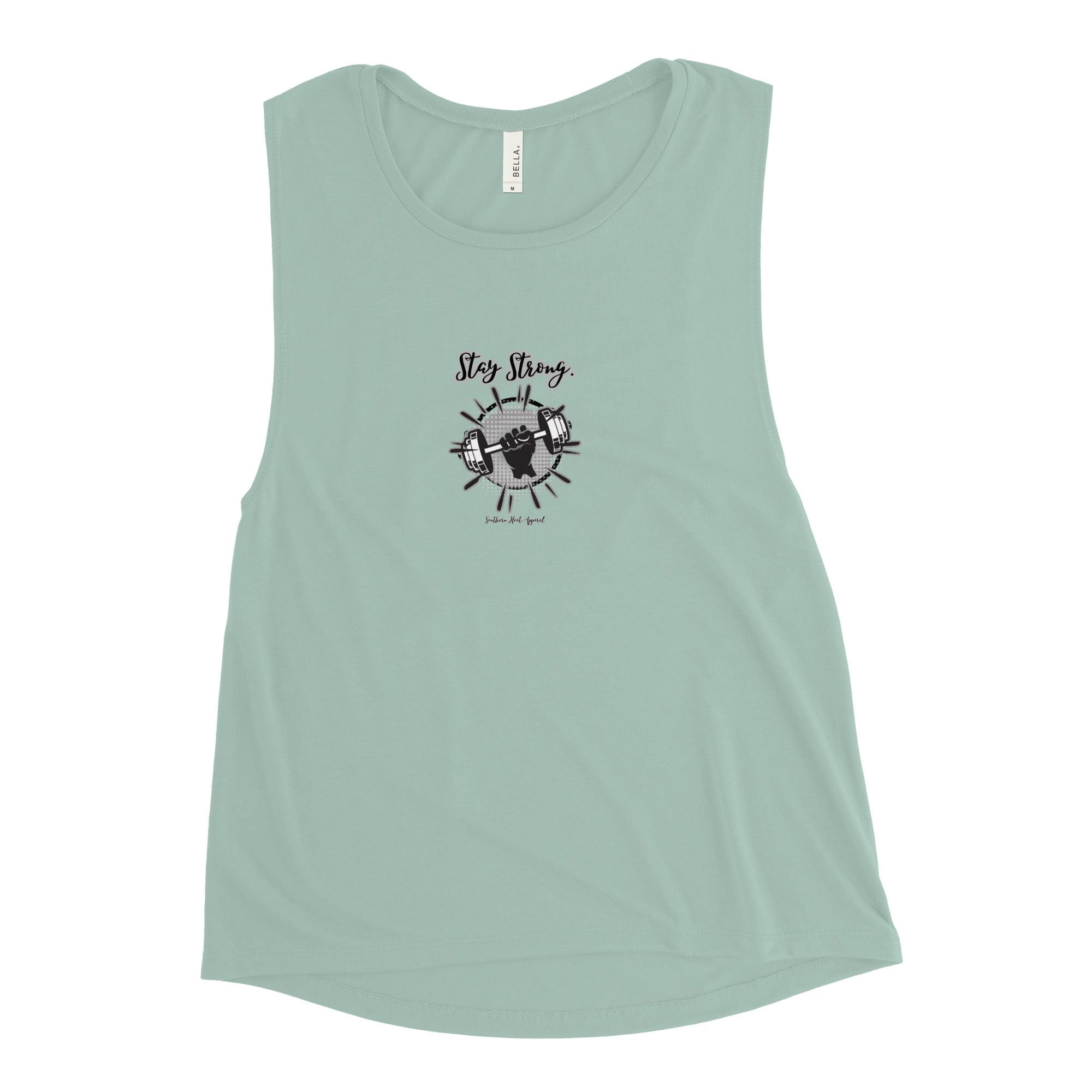 Stay strong-Ladies’ Muscle Tank