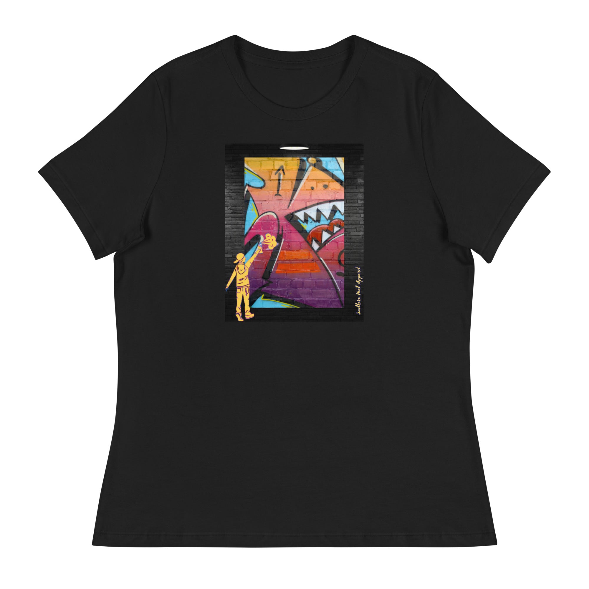 graffiti.in.progress-Women's Relaxed T-Shirt