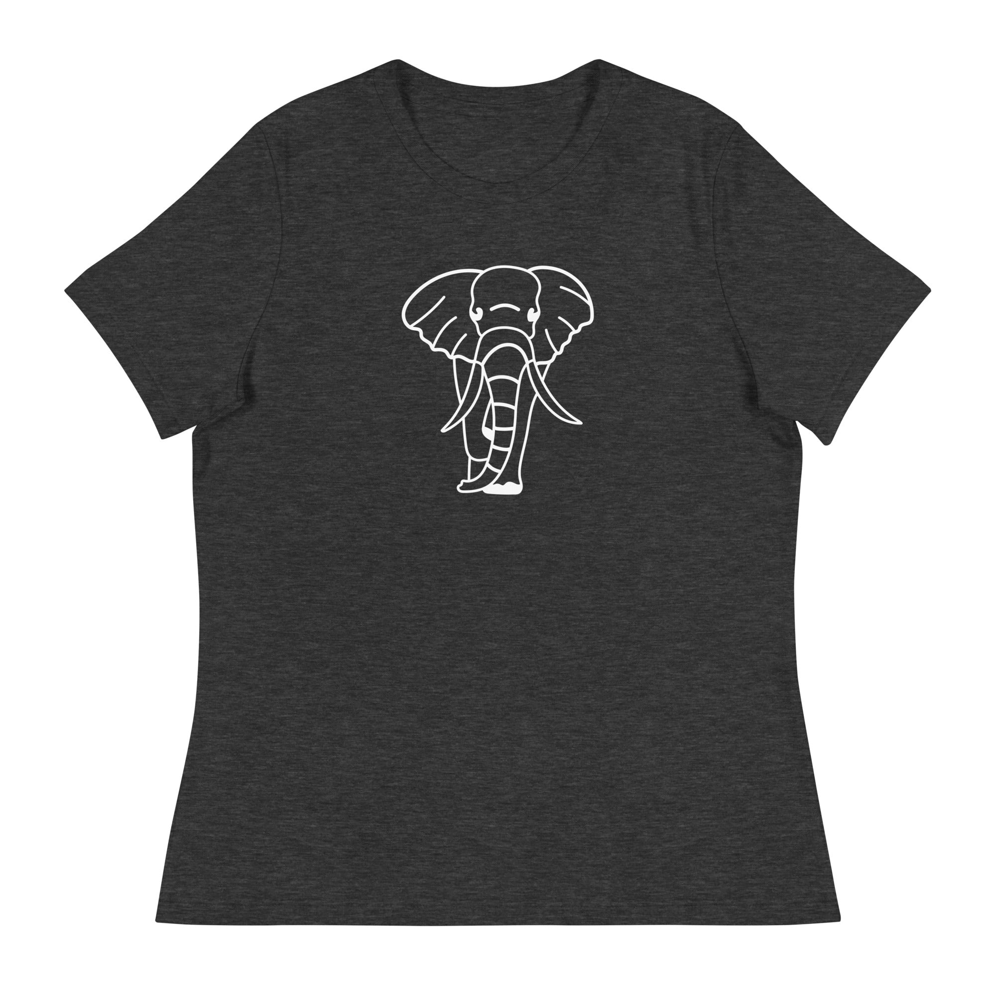 Elephant Walking-Women's Relaxed T-Shirt