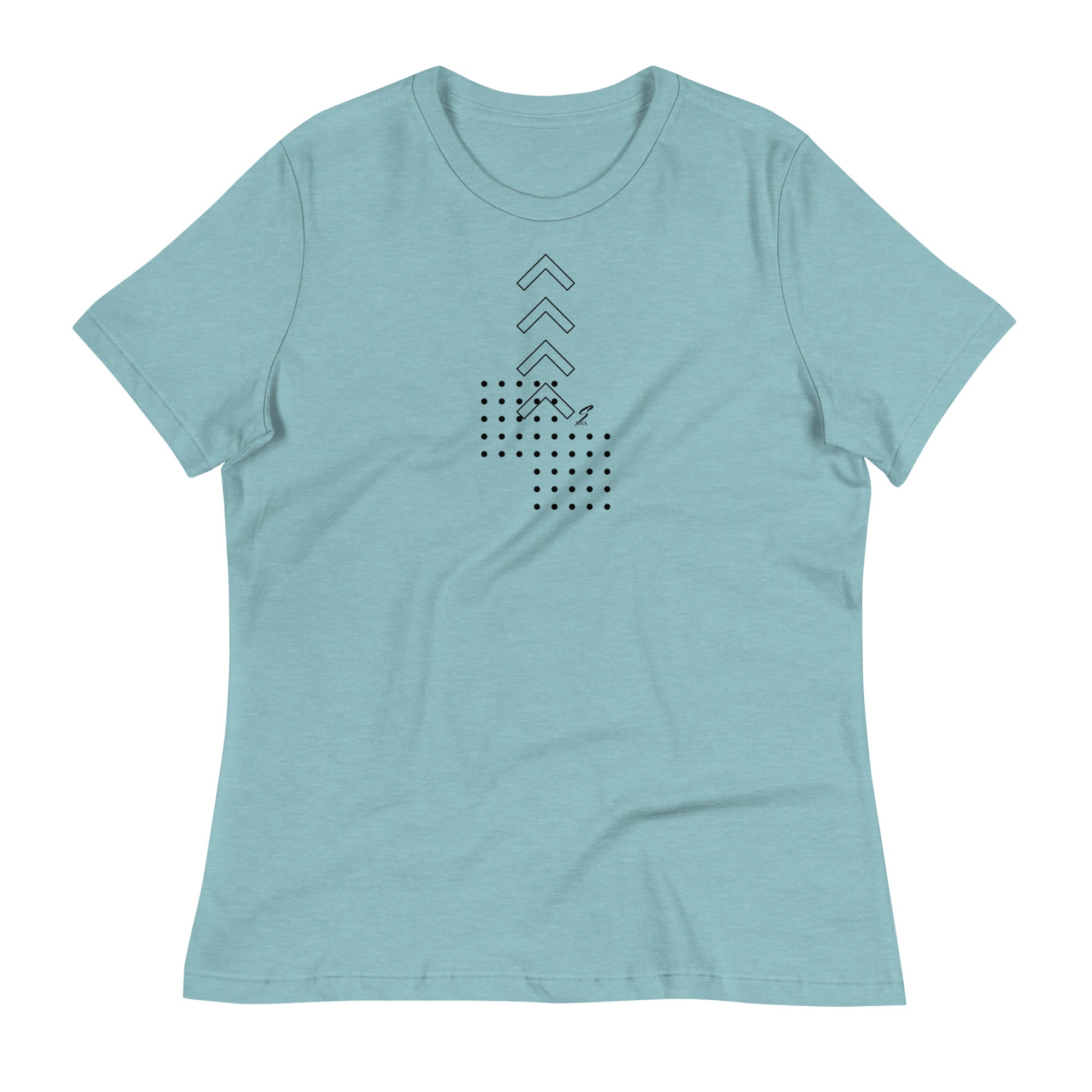 geo arrows-Women's Relaxed T-Shirt