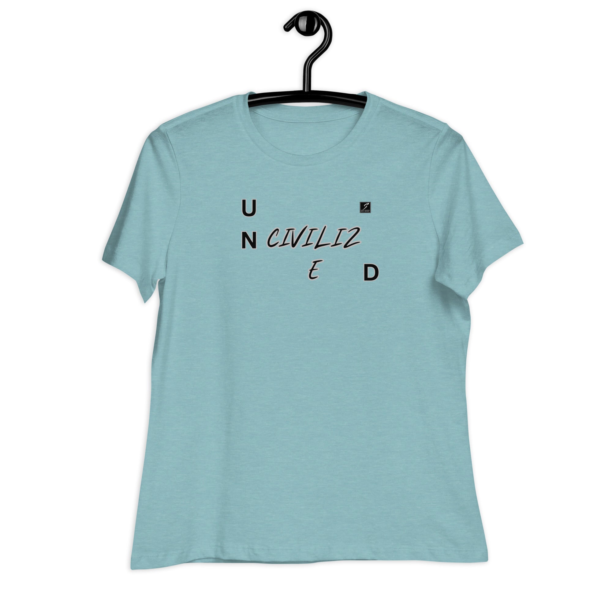 uncivilized, scattered-Women's Relaxed T-Shirt