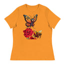 Pollen-nation.roses-Women's Relaxed T-Shirt