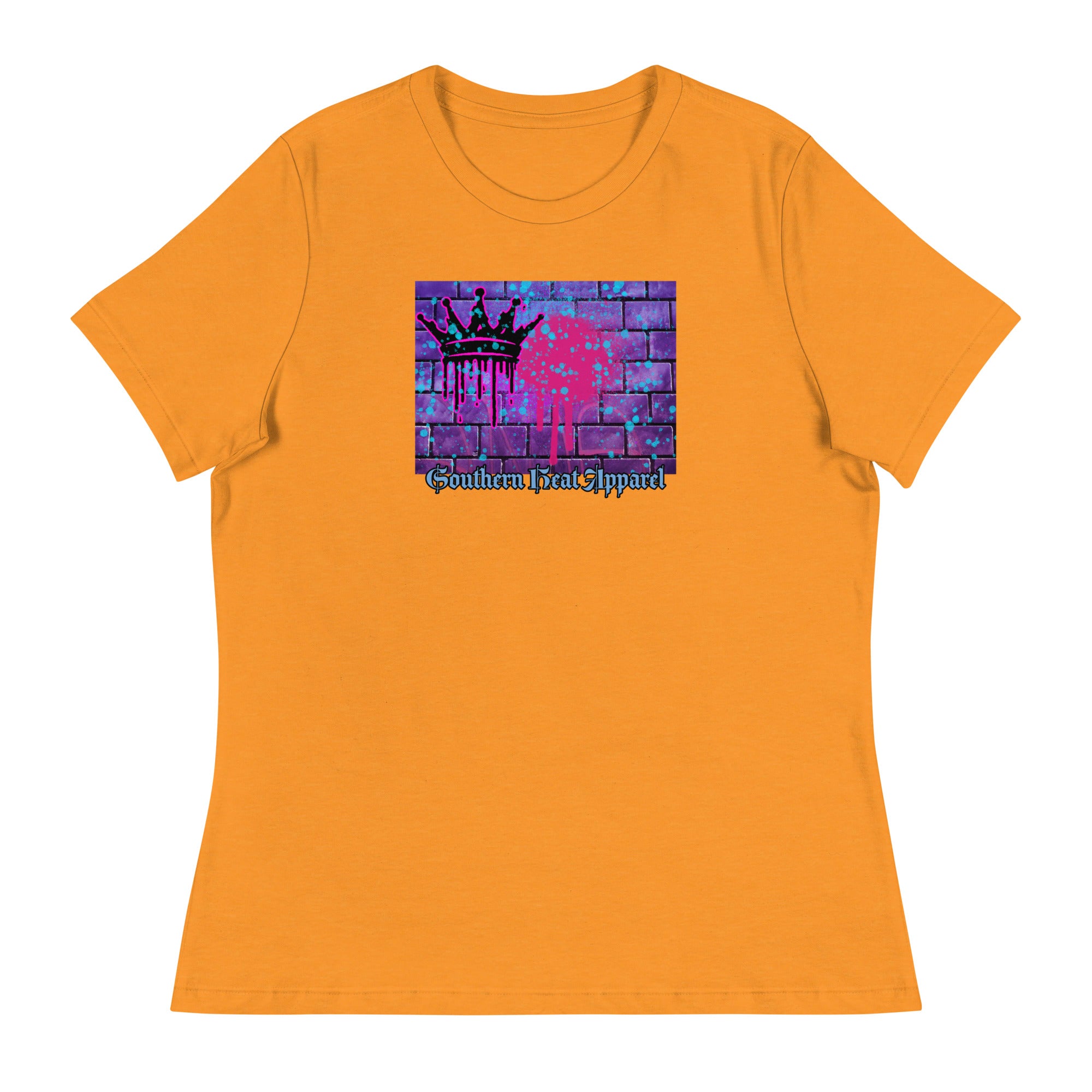 crown.graffiti-Women's Relaxed T-Shirt