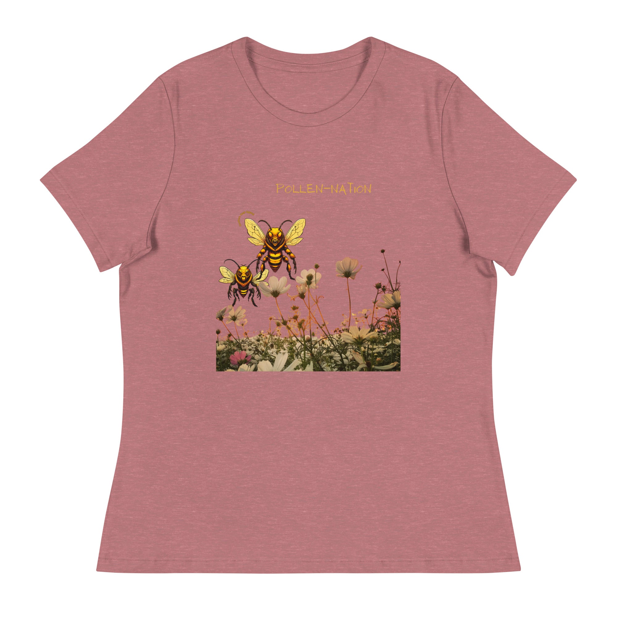 Pollen-nation-Women's Relaxed T-Shirt