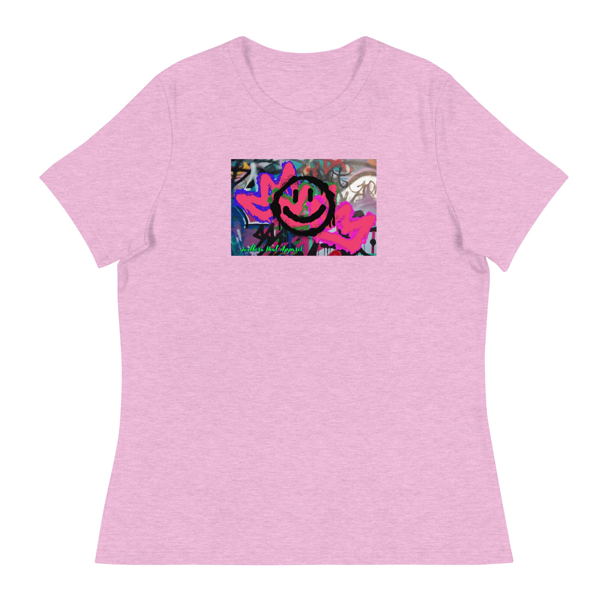 Smiling.graffiti-Women's Relaxed T-Shirt