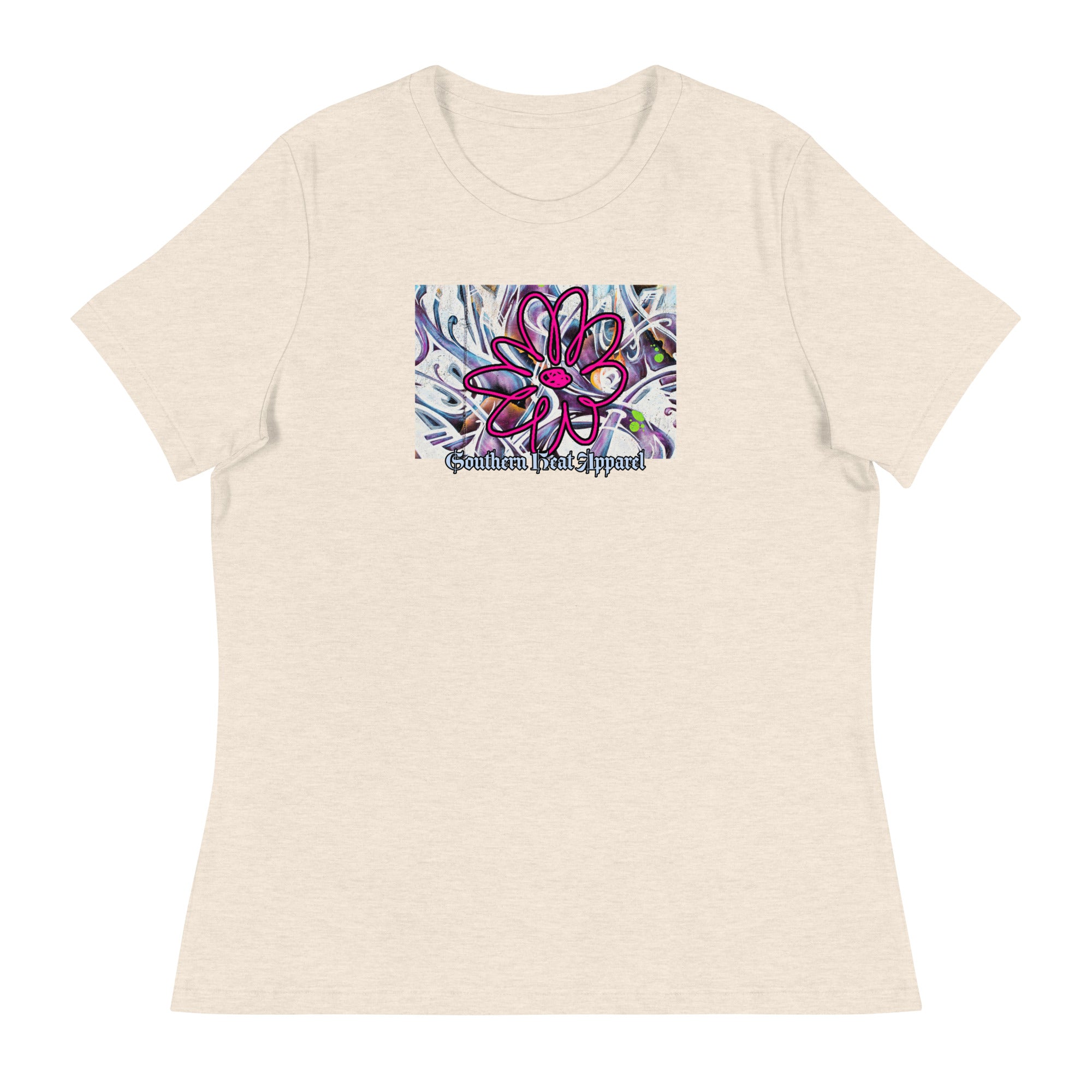 Graffiti.flower-Women's Relaxed T-Shirt
