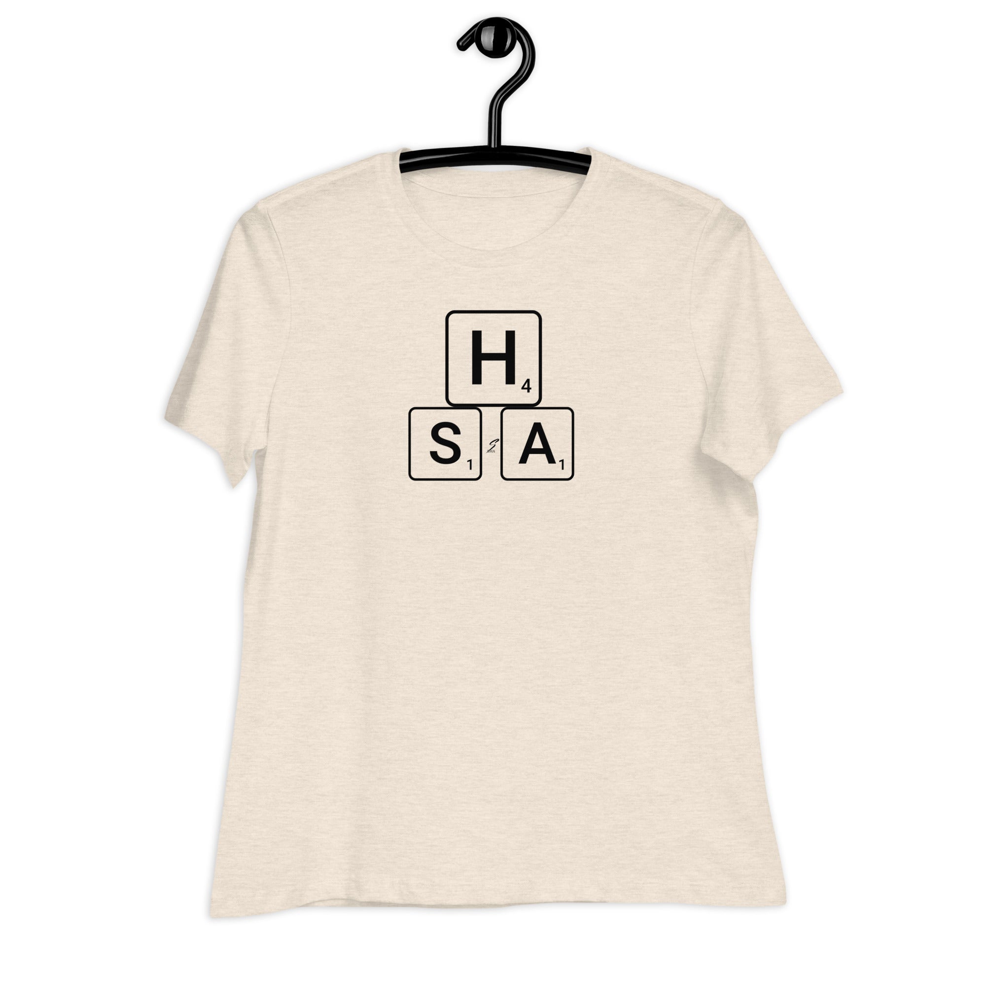 scrabble-Women's Relaxed T-Shirt