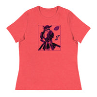 burgundy woman-Women's Relaxed T-Shirt