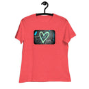 Graffiti heart-Women's Relaxed T-Shirt