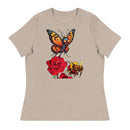 Pollen-nation.roses-Women's Relaxed T-Shirt