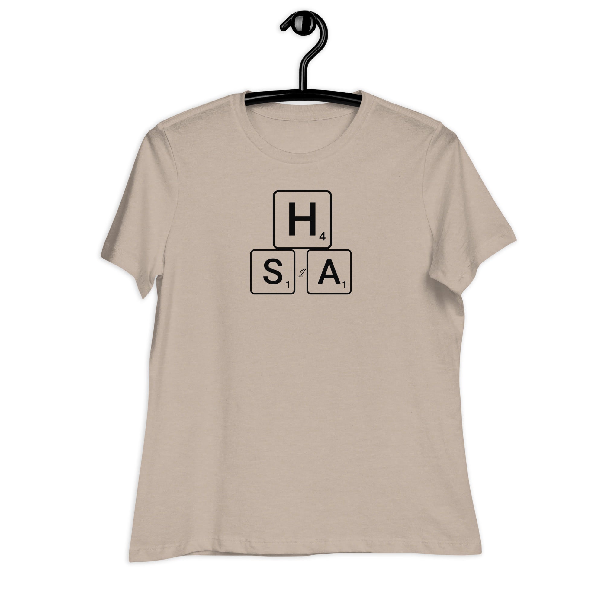 scrabble-Women's Relaxed T-Shirt