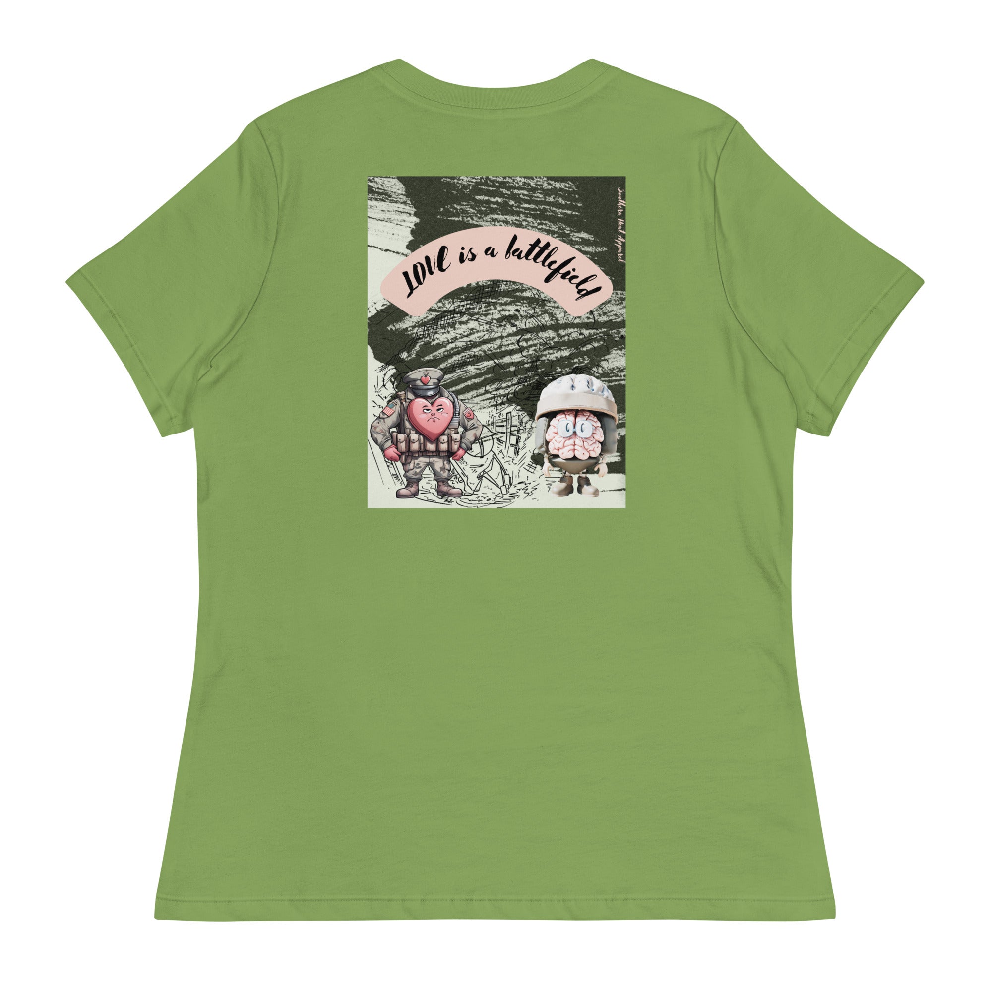 Love is a battlefield-Women's Relaxed T-Shirt