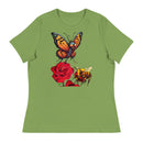 Pollen-nation.roses-Women's Relaxed T-Shirt