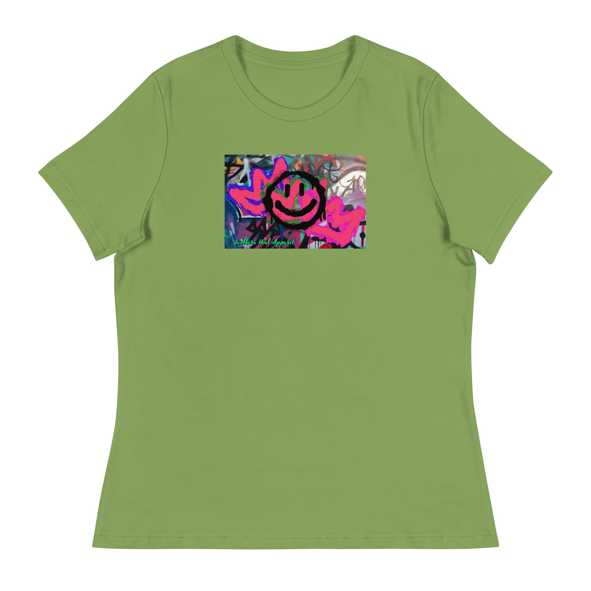 Smiling.graffiti-Women's Relaxed T-Shirt