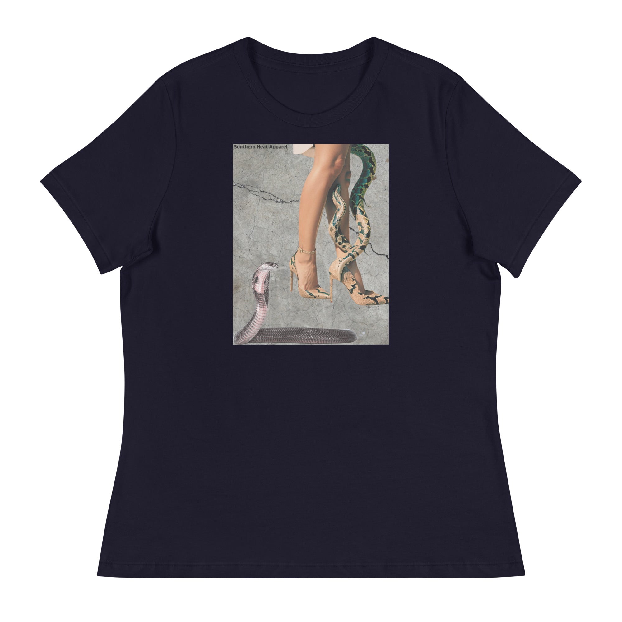 Snakes and heels-Women's Relaxed T-Shirt